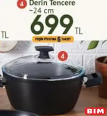HİSAR OPTİMA DERİN TENCERE 24 CM